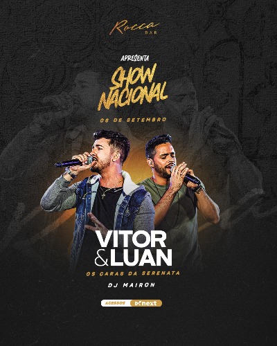 VITOR & LUAN - SHOW NACIONAL | Next - Plataforma de venda e gestão de ...