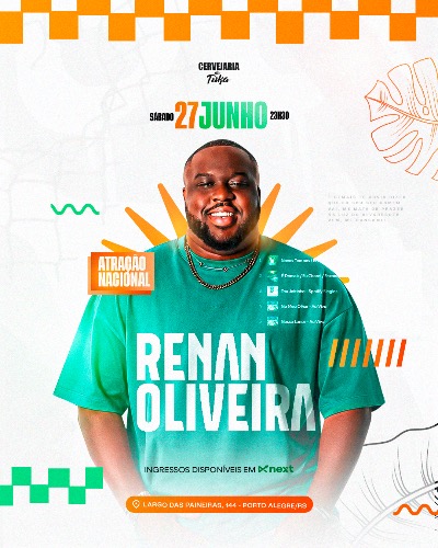 RENAN OLIVEIRA | CERVEJARIA DA TUKA | Next - Plataforma de venda e