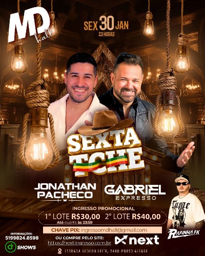 SEXTA TCHÊ - JONATHAN PACHECO &amp; GABRIEL EXPRESSO