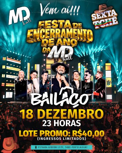 BAILAÇO NO ENCERRAMENTO DO ANO