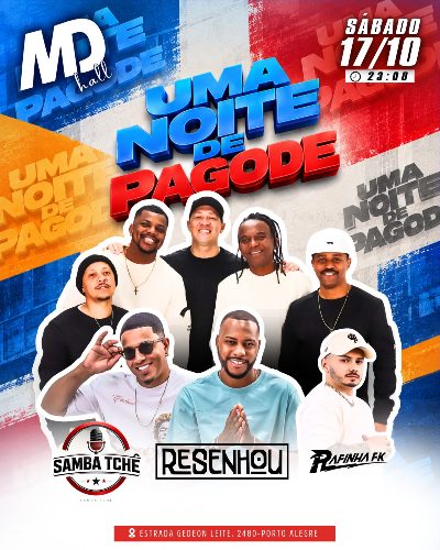 UMA NOITE DE PAGODE 17/10