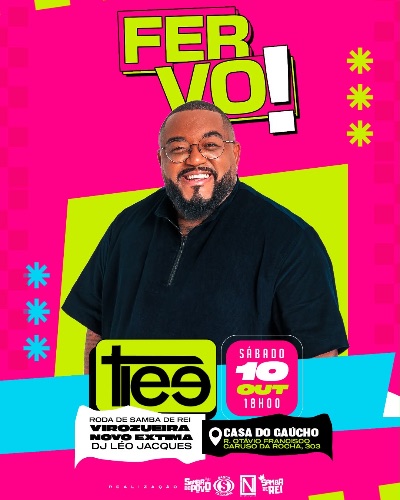 FERVO! apresenta TIEE e muito mais - 10.outubro