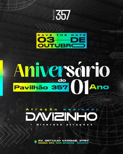 ANIVERSÁRIO DO PAVILHÃO - 1 ano