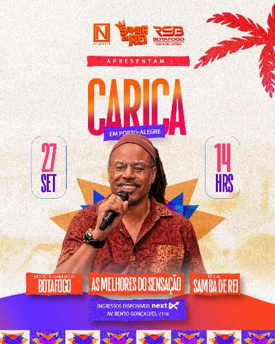 Carica Sensação em Porto Alegre